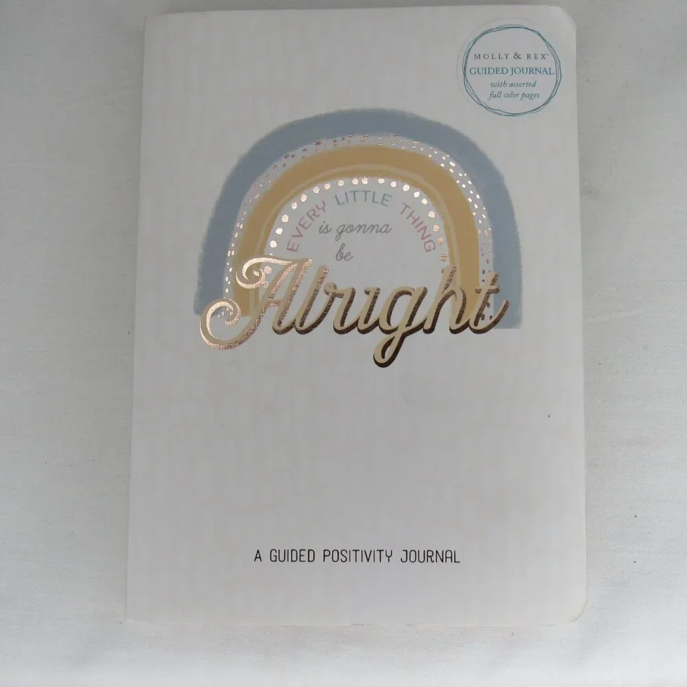 Molly & Rex Guided Positivity Journal Every Little Thing is Gonna Be Alright New